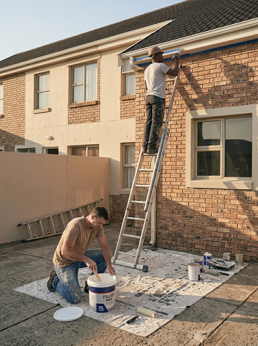 IBR roof repaint & rust primer